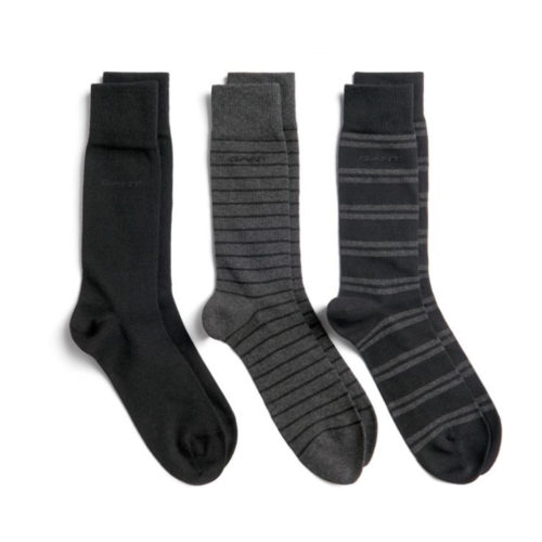 Gant Men Green Colour Blocked Socks
