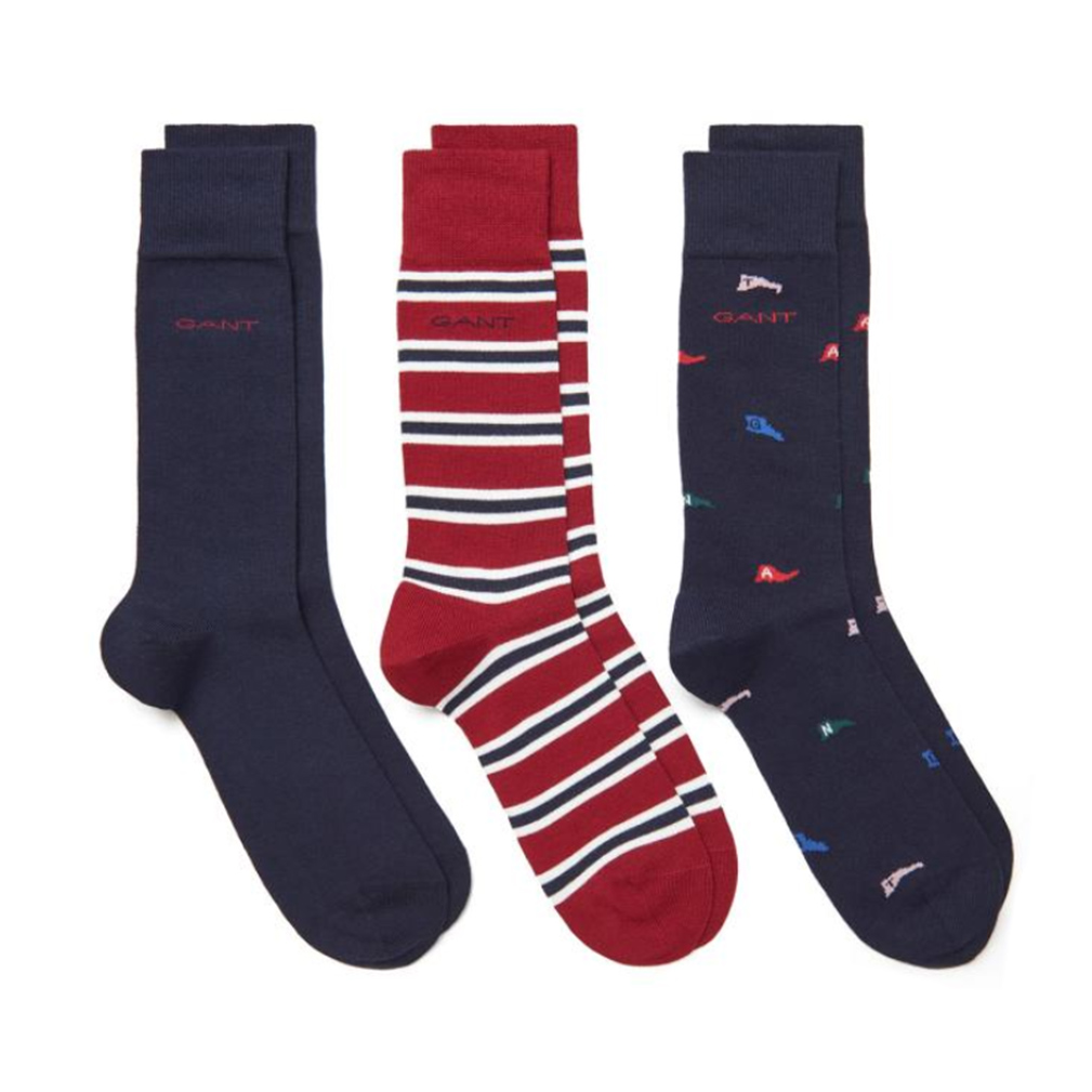 GANT 3 Pack Socks | Menswear Online