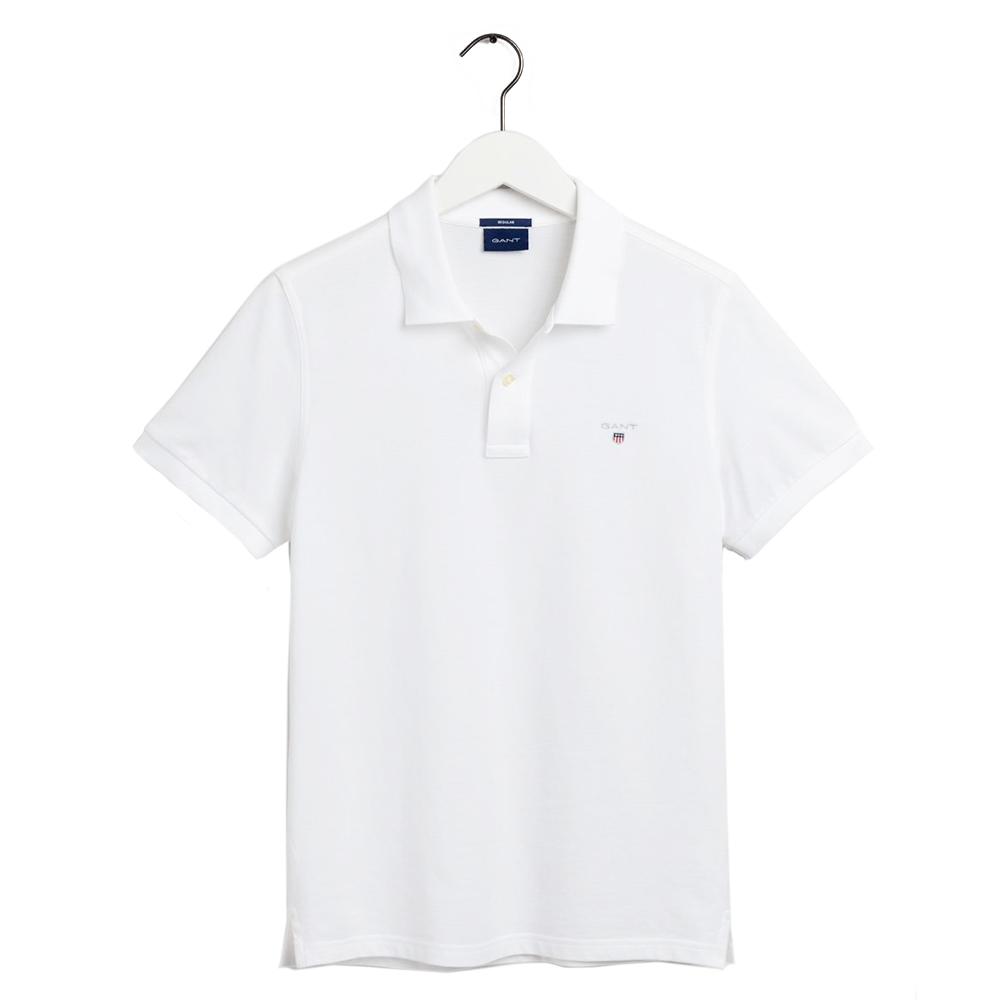 GANT White Original Piqué Polo Shirt