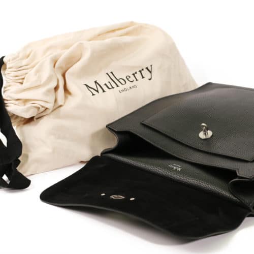Mulberry Large Antony Messenger Bag Black Menswear Online