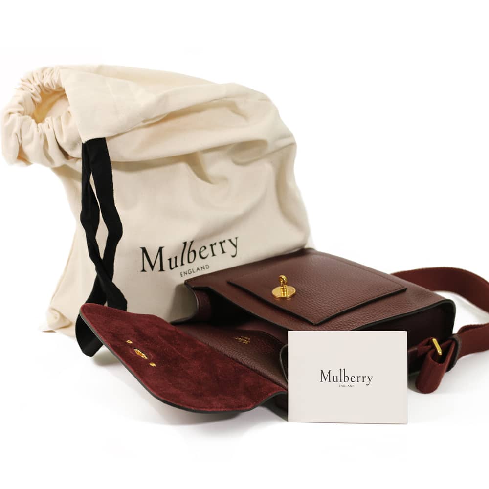 Mulberry Small Antony Messenger Bag - Burgundy
