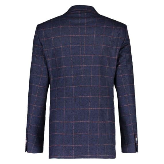 A Fish Named Fred Travel Windowpane Waistcoat Sand main image 1