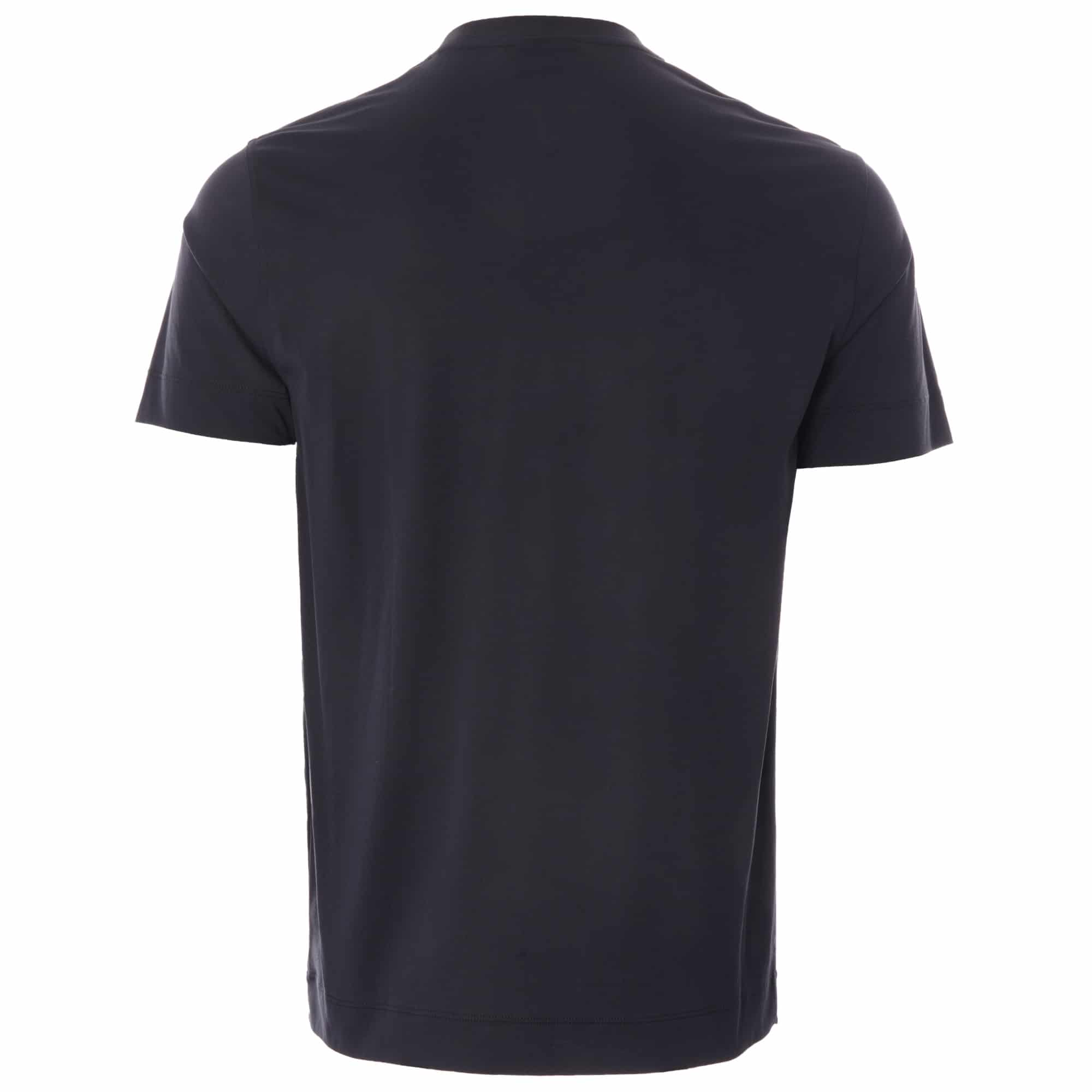 Emporio Armani Jersey T-shirt With Textured Logo | Menswear Online