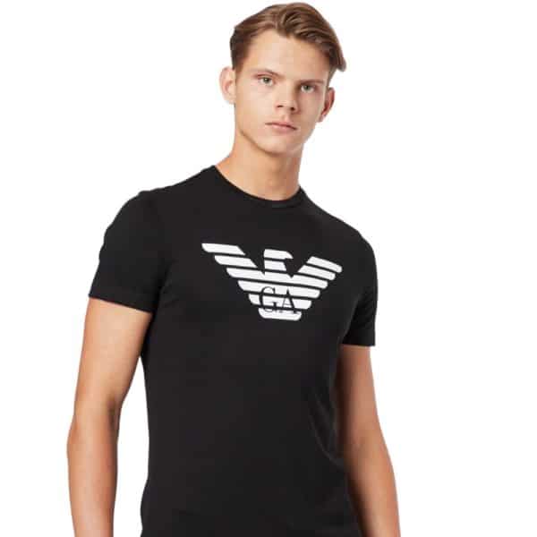 Pima cotton T shirt with oversized eagle 3