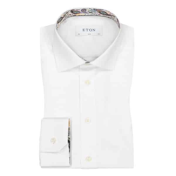 Eton white shirt paisley main
