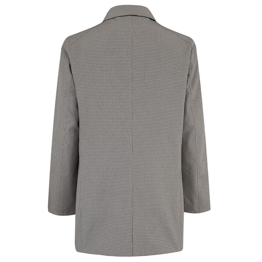 Guards Montague Reversible Raincoat - Stone Check/Black | Menswear Online