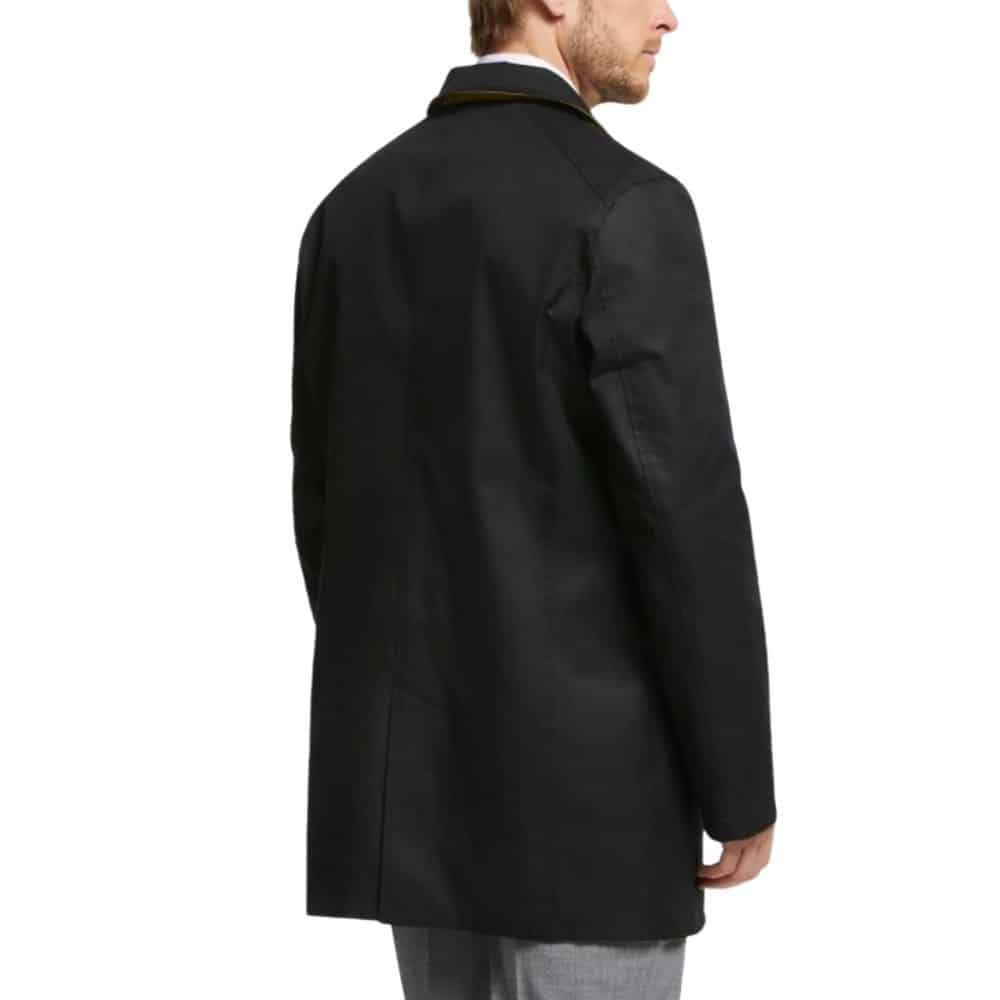 Guards Montague Reversible Raincoat - Black/Gold | Menswear Online