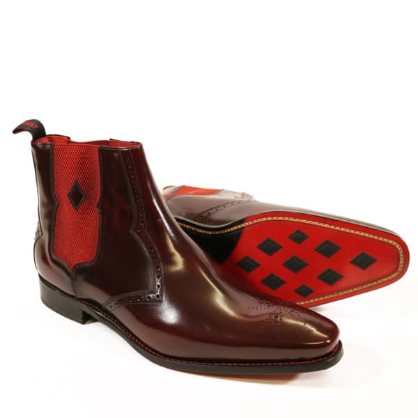 HUNGER BOWIE CHELSEA BOOT 2 burgundy polish