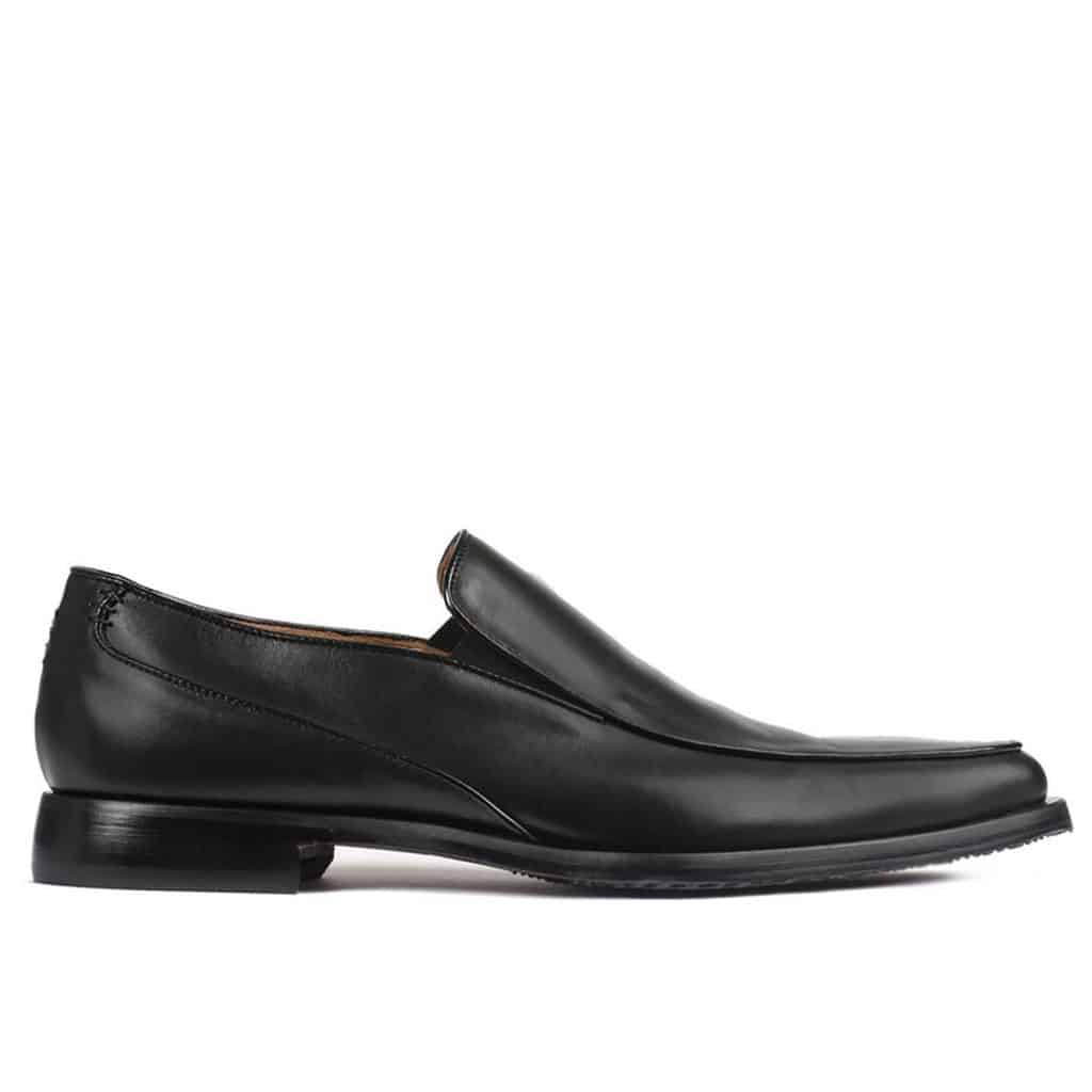 Oliver Sweeney Stella Black Leather Loafers | Menswear Online