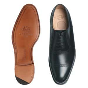 cheaney fenchurch oxford in black calf leather leather sole p32 1268 image