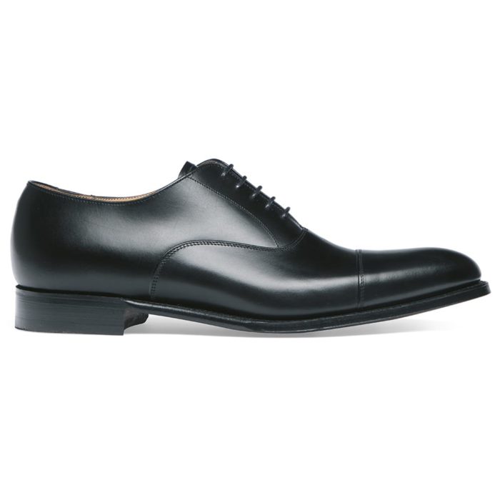 Cheaney Lime Classic Oxford Shoes In Black Calf Leather | Menswear Online