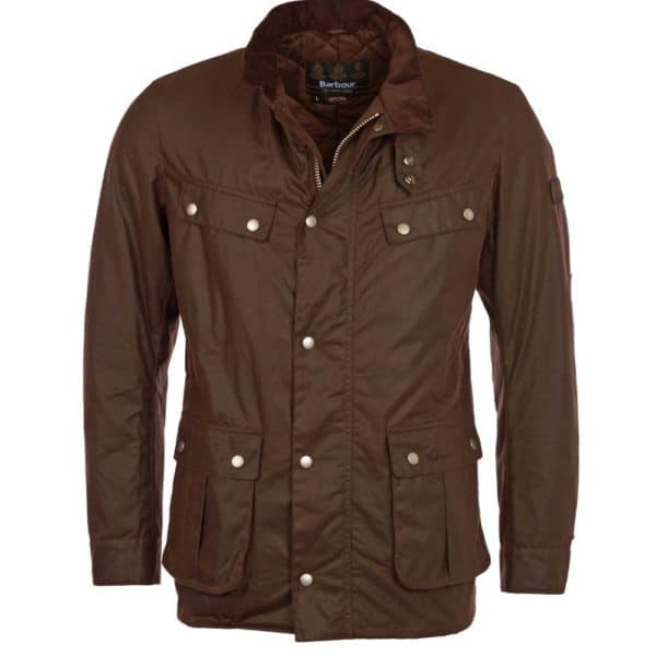 Barbour Wax Duke Brown Front