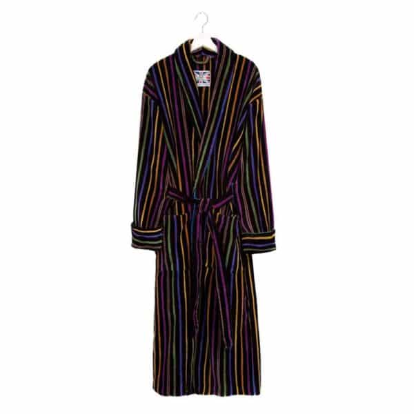 Brown Of London Signature Stripe Dressing Gown Menswear Online