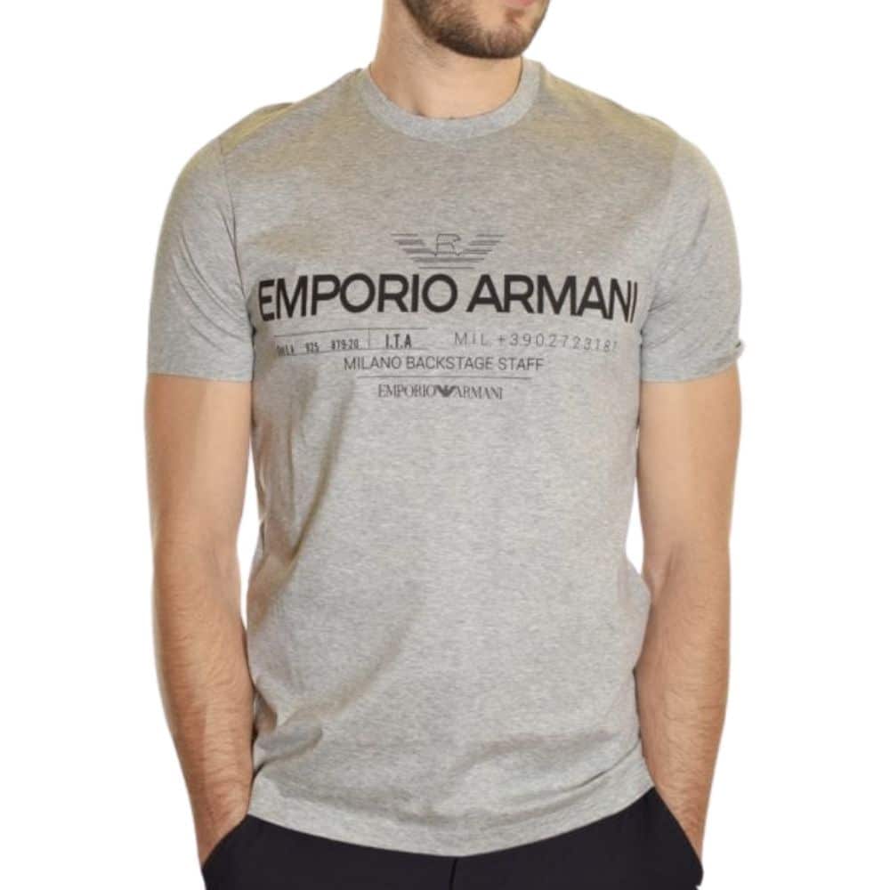 EMPORIO ARMANI LOGO WHITE T SHIRT 1