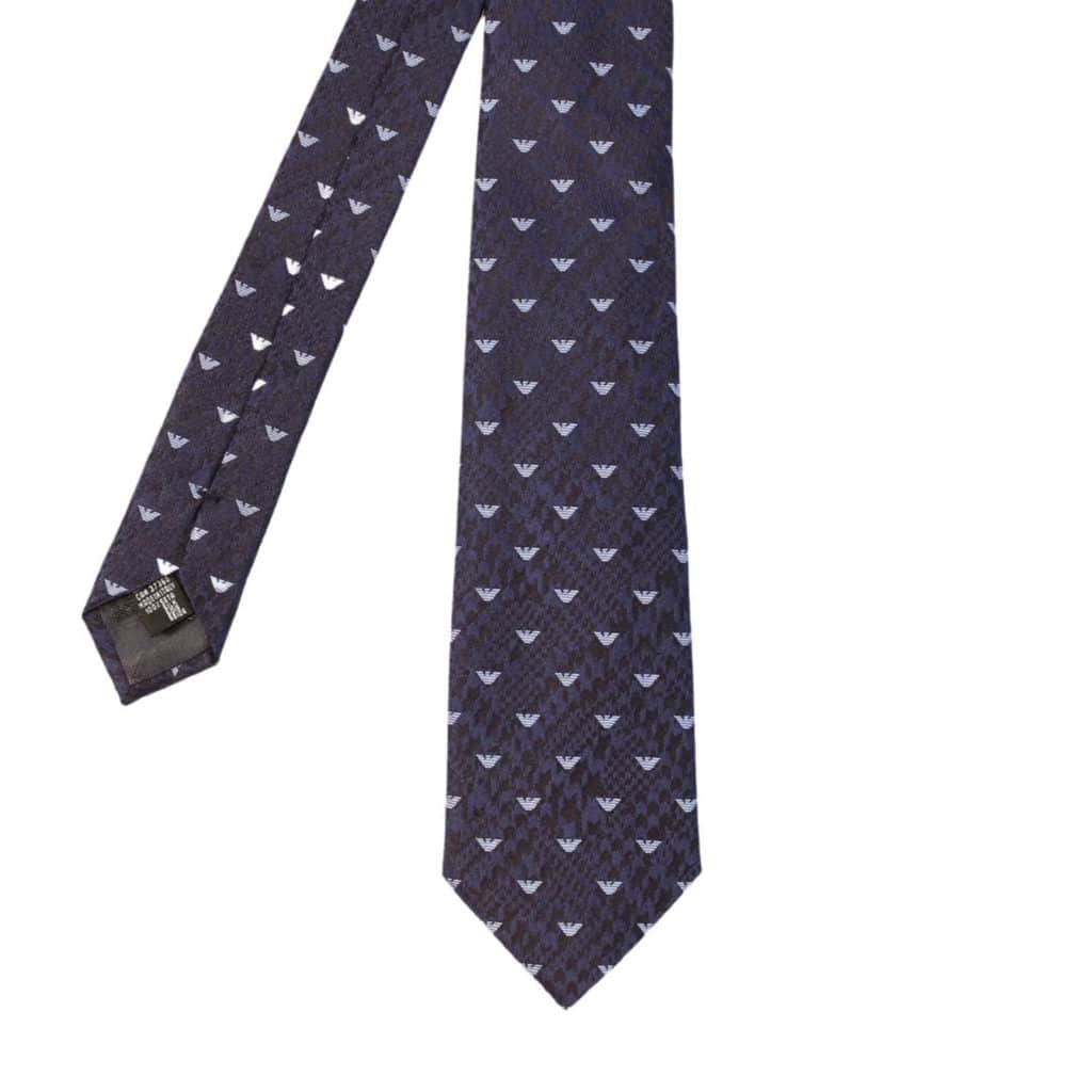 Emporio Armani eagle logo tie1