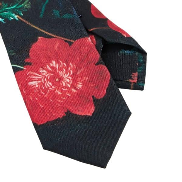 Paul Smith Floral Tie close up