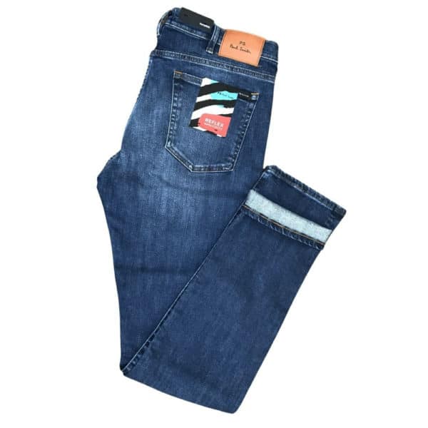 Paul Smith Tapered Jeans Soft Stretch mid wash1