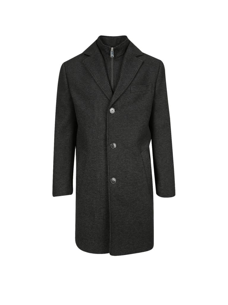 Roy Robson small check overcoat1