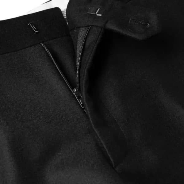 canali black flannel zip