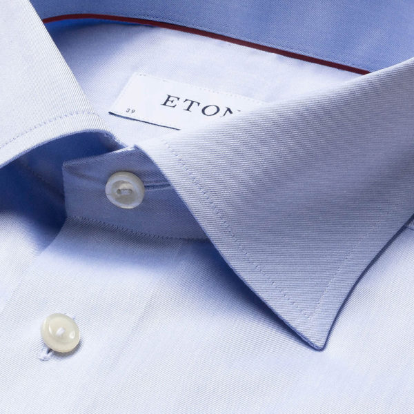 eton shirt classic light blue