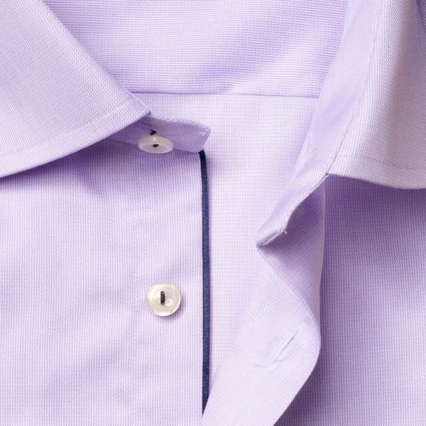 eton shirt royal twill ligh purple