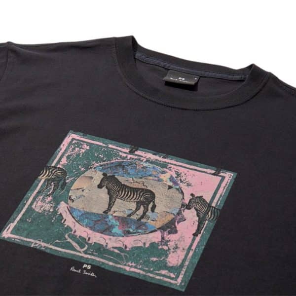 paul smith zebra t shirt black