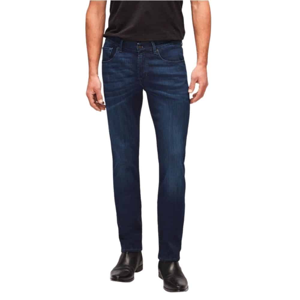 7 FOR ALL MANKIND SLIMMY LUXE PERFORMANCE PLUS DEEP BLUE