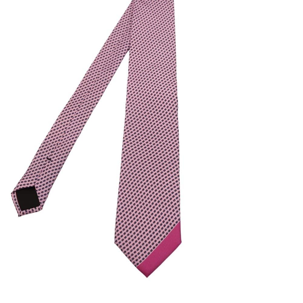 Boss Tie Dot Trim Pink 1