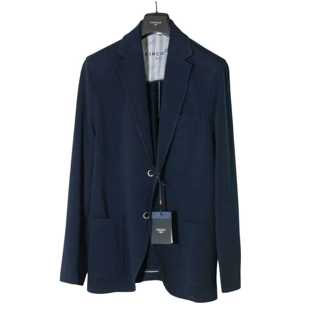 CIRCOLO GIACCA JERSEY NAVY