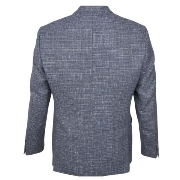 Digel texured wool jacket blue 1