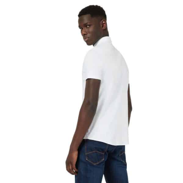 EMPORIO ARMANI SHORT SLEEVED SHIRT IN COTTON JERSEY WHITE2