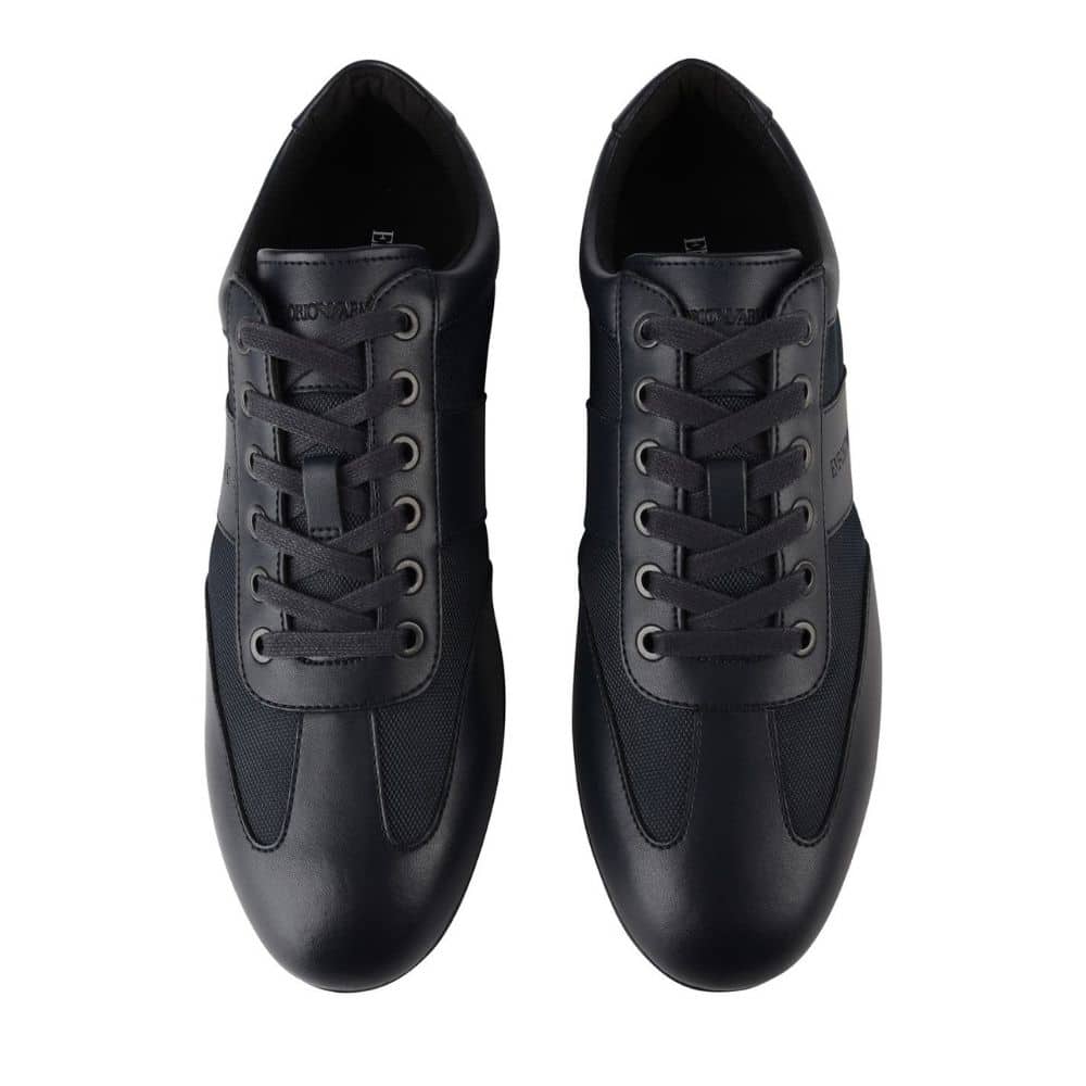Mens Giorgio Armani black Leather Slip-On Sandals | Harrods UK