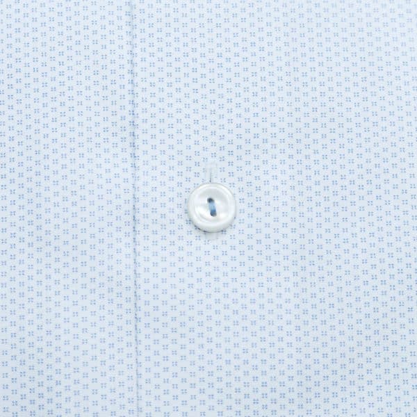 Eton shirt geometric micro pattern fabric