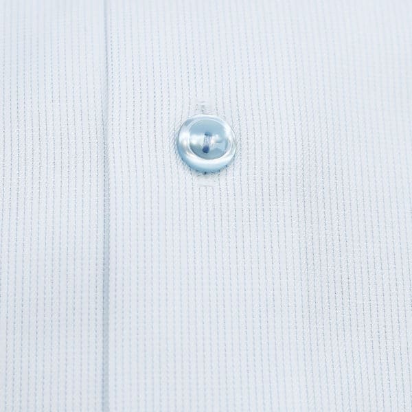 Eton shirt twill stripe white fabric
