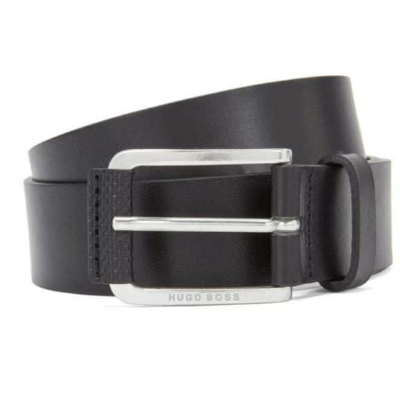 Hugo Boss Jory Black Leather Belt
