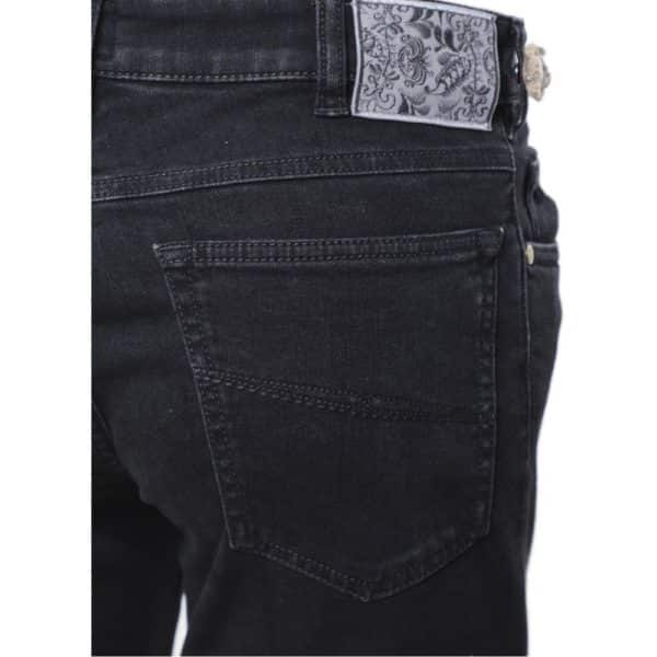 MMX Phoenix Jeans Slim Fit Stretch Black back detail