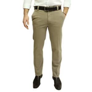 Meyer New York Cotton Camel Chinos front