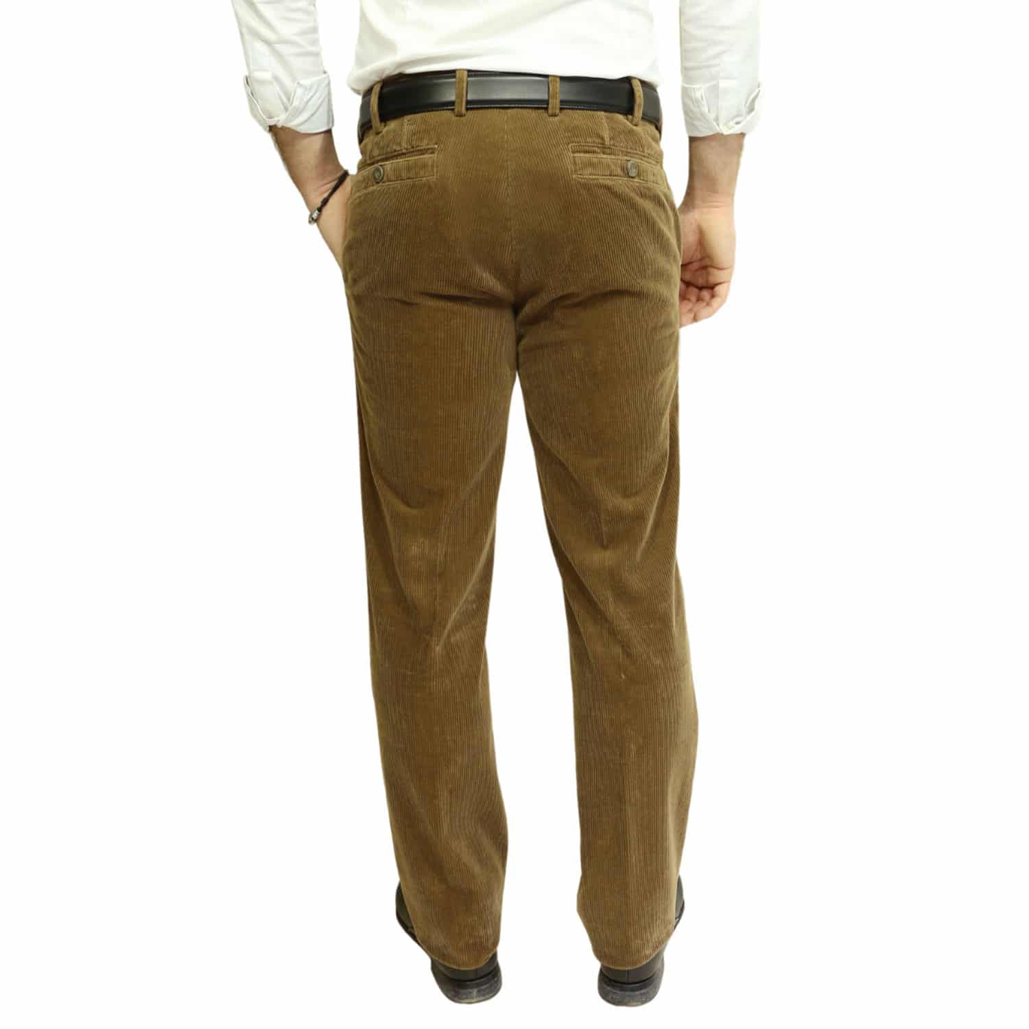Meyer New York Camel Corduroy Trousers | Menswear Online