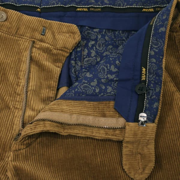 Meyer trouser corduroy front detail