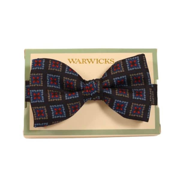 Warwicks Bow Tie Blue Square