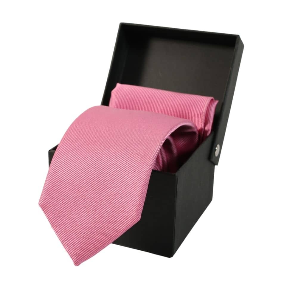 Warwicks solid Tie Box Set pink 1