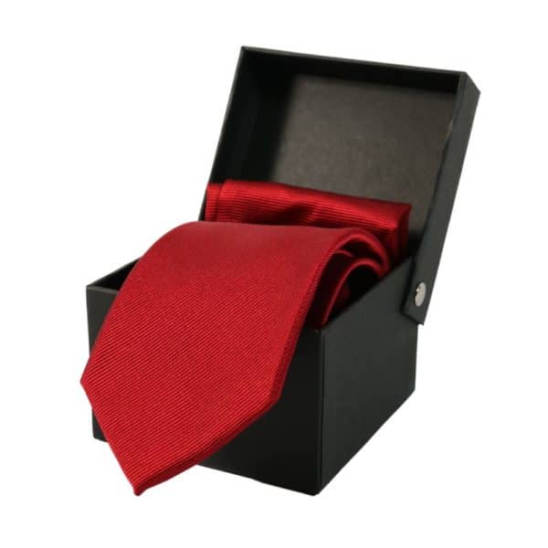 Warwicks solid Tie Box Set red 2