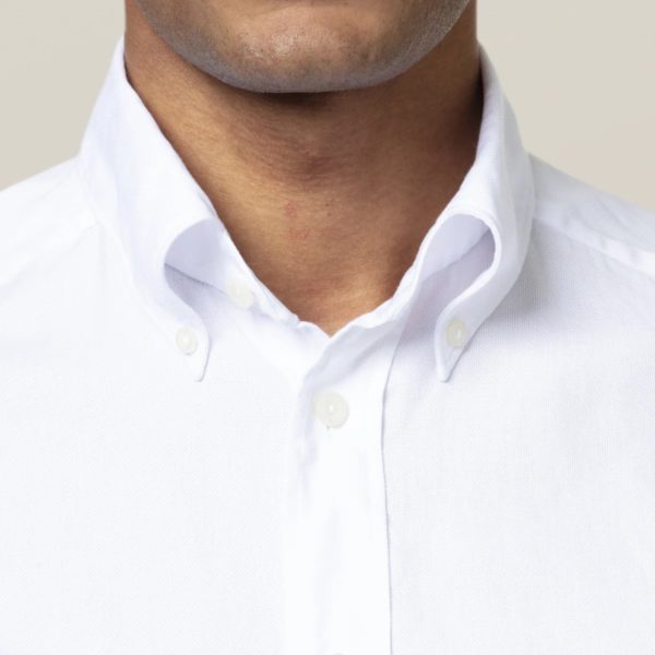 Eton Shirt Button Down Collar Pink | Menswear Online