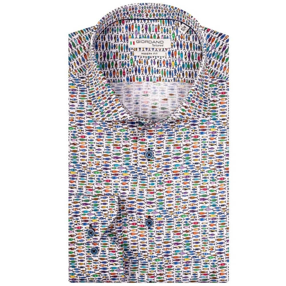 giordano white fish pattern