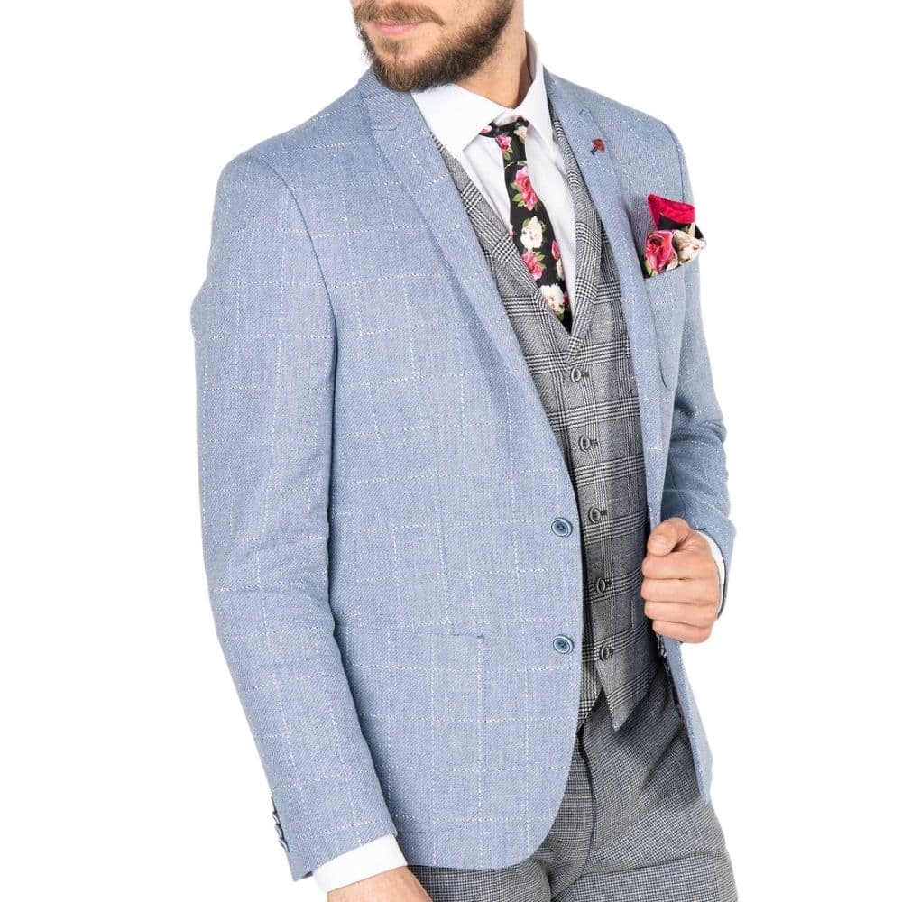 roy robson light blue windowpane front