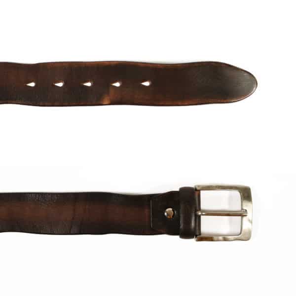 weathered leather brown belt2