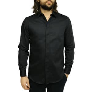 Armani Collezioni shirt black front