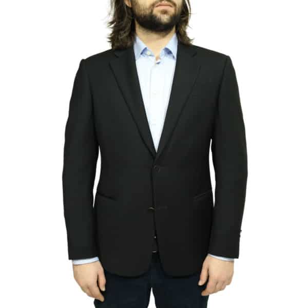 Armani black blazer jacket front