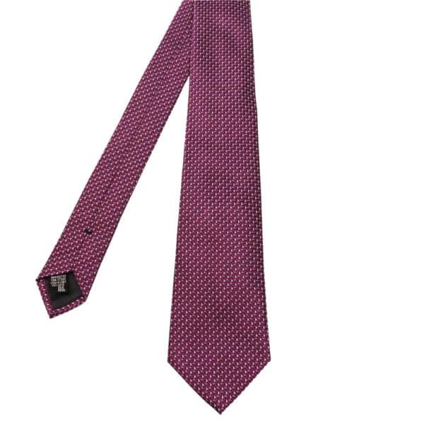 Armani triangle pattern tie purple 2