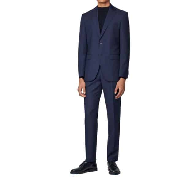 BOSS BLUE SUIT MICRO CHECK 1